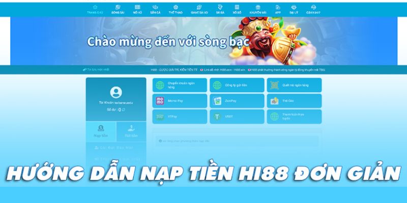 Nạp tiền HI88 nhận thưởng lớn là ưu đãi được săn đón nhiệt tình